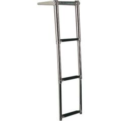 Sea-Dog 328213 Over Platform Telescopic Ladder, 3-Step, durable stainless steel, secure attachment
