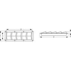 Sea-Dog 331300 Stainless Louvered Vent, boat ventilation