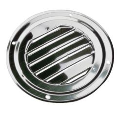 Sea-Dog 3314251 Round Louvered Vent, 5", stainless steel vent