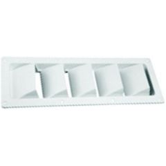 ABS 5 Slot Ventilator, White, Louvered Vents, Injection Molded ABS, Collector Box, FH Fasteners, Sea-dog Line, Ventilation System, Air Circulation, Elegant Design