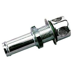 Straight Gas Tank Vent, Chrome Brass, Fuel Flow, Vacuum Build-up, Dual Screens, Pressure Release Valve, High-Quality Construction, Leak-Free Connection, Sea-dog Line