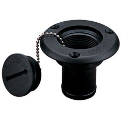 Seadog 3570331 Deck Fill, Water Filling, Marine Environment, Fiberglass Construction, Cap Design, Key Lock, Precision Threads, Hose Connection, Sea-dog Line, Blue Color, Boat Upgrade