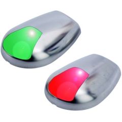 SeaDog 400079 Stainless LED Side Mount Side Navigation Port & Starboard Lights, USCG 2 NM Approved, Corrosion-Resistant Stainless Steel, Energy-Efficient 12VDC Power Supply