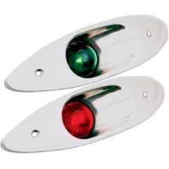 SeaDog 4001801 Flush Mount Port & Starboard Side Lights, Stainless Steel, Boat Lighting, USCG Approved, Navigation Lights, Sea-dog Brand