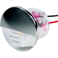 SeaDog 401270 LED Flush Mount Round Courtesy Light, Stainless Cover, White Finish, Boat Lighting, Marine Accessories, LED Illumination, Low Amperage, Durable Construction