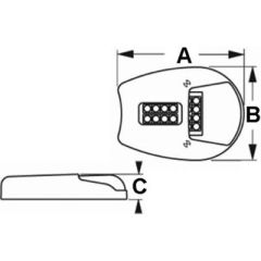 SeaDog 405950, Stainless LED Docking Lights