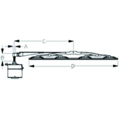 SeaDog Standard Wiper Motor Kit, Black Finish, Marine Wiper Kit, 12V Motor Kit, Wiper System Upgrade, Reliable Performance, Clear Visibility, Marine Environment, CE Approved, 3-Year Warranty, Sea-dog Line, Compact Design, Top-of-the-Line Quality.