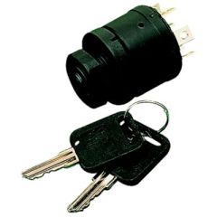 Merc. Push-To-Choke 3Pos. Ignition Switch, high-quality polypropylene, durable ignition switch, reliable electrical connection, powerful ignition capabilities, secure ignition system, convenient push-to-choke feature, Sea-dog line manufacturer, versatile 