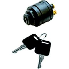 Poly 3-Position Key Switch, Boat Ignition Switch