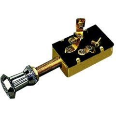 3-Position Switch, Brass Three Position Switch