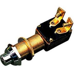 Momentary Push Button Switch, Carded, Brass Push Button Switch, Waterproof Cap