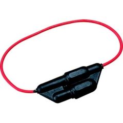 Inline 30 Amp Fuse Holder, ACG Watertight Inline Dual Fuse Holder, injection molded PVC, snap tight connection, emergency fuse, second fuse pocket, Sea-dog line, American Wire Gauge (AWG) rating, heavy-duty applications, electrical systems, superior fuse 