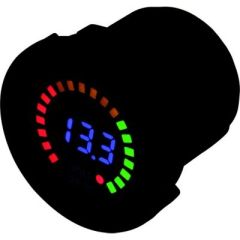 Sea-Dog 4216171 Cobra Rainbow Display Digital Voltmeter, voltage monitoring