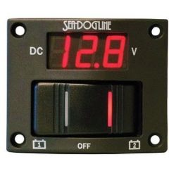 Sea-Dog 425020 Wave LED Battery Test Rocker Switch Panel, marine batteries
