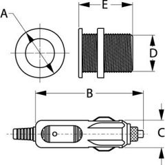 Sea-Dog 4261161, Deluxe Power Socket