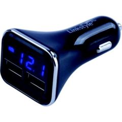Seadog 4265131 Double USB Power Plug, Voltage & Amp Meter