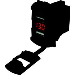 Seadog 4265271 Double USB Rocker Switch Style Voltmeter, Charging Solution