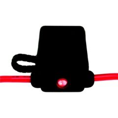 Sea-Dog 4451971, ATO/ATC Style Inline LED Fuse Holder, waterproof fuse holder, LED indicator, automotive-style fuse holder