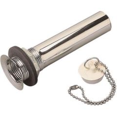 Sea-Dog Sink Drain, Chrome Brass Finish