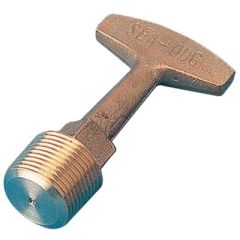 Garboard T-Handle Plug, Carded, boat owners, marine accessories, plumbing system, NPT thread size, watertight seal, T-handle design, carded packaging, Sea-dog line, boating adventures, boat's plumbing, die-cast bronze, watercraft enthusiast.