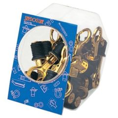 Brass Snap Handle Drain Plug, 1"