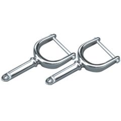 Oarlock Horns, Chrome Zinc Oarlock Horn