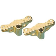 SeaDog 5806201 Bronze Angle Mount Oarlock Socket, Polyethylene Inserts