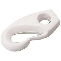 Nylon Shock Cord Clip, White