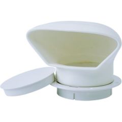 SeaDog 7271423 PVC Cowl Vent, Snap On Deck Plate