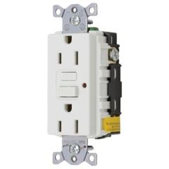 GFCI Duplex Receptacle, Hubbell