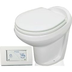 Easyfit Premium Plus High Profile Toilet, White 12V, electric flush, china exterior, whisper-quiet flush, non-invasive sensor, high profile design, Thetford