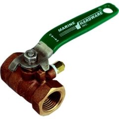 Marine Hardware BZBV212, Bronze Full Flow Ball Valve
