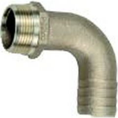 Marine Hardware PTH90112, Bronze Pipe To Hose Adapter