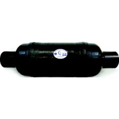 Muffler-Vernatone 3-1/2" Round, Centek Muffler