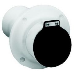4" Exhaust Thru-Hull, White, Flapper, Boat Exhaust, Centek, Boat Upgrade