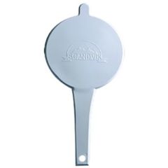 Scandvik 10030P Replacement Cap, Vertical Mount Showers, OEM Replacement Cap, White color, durable construction, shower space, watertight seal, shower system, superior quality, relaxation, luxury.