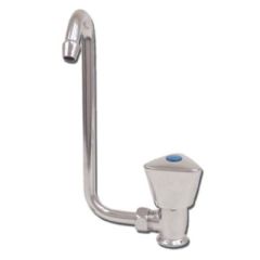 Scandvik Chrome Plated Brass Cold Water Folding Faucet, durable faucet