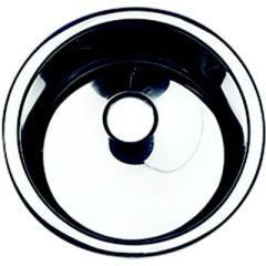 Scandvik 10243 Cylindrical Sink, Marine Stainless Steel Mirror Finish