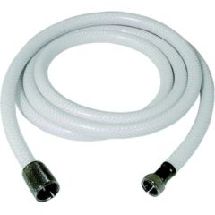 Scandvik 10290 6' White Nylon Hose, Straight Sprayer Handles