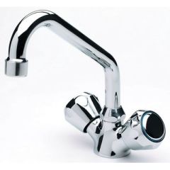 Scandvik 10422, Chrome Plated Brass Galley Mixer Faucet