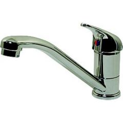 Scandvik 10480P Single Lever Mixer, Chrome/Brass, kitchen renovation, galley upgrade