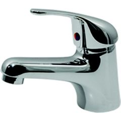 Scandvik 10485P Chrome Plated Brass Basin, Head Mixer Faucet, ceramic valve, single lever control, durable, elegant, versatile, compact, functional, easy installation, leak-free connection, stylish, high-quality, trusted brand