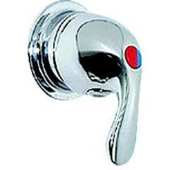 Scandvik 10500P Compact Shower Mixer, Chrome Plated Brass, luxurious shower experience, convenient shower control, single lever design, water temperature control, flow control, flexible hose connection, easy installation, durable construction, modern bath
