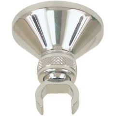 Scandvik 10650 Chrome Plated Brass Bulkhead Swivel Shower Handle Holder, hands-free showering