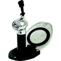 Scandvik 12124 Stainless Steel Recessed Shower Cap, Composite Cup Push-Button Sprayer