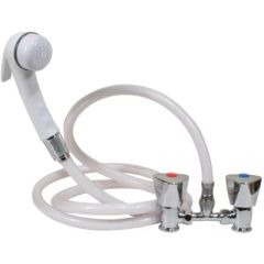 Scandvik Euro Shower Kit, White Sprayer