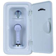 Scandvik 14126 Vertical Shower Box, White Sprayer