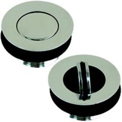 Scandvik Sink Drain, Chrome Plated Brass