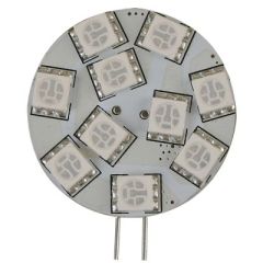 LED G4 Replacement Bulbs, Red, energy-efficient lighting, versatile applications, high output, SMD 5050 LED's, low energy consumption, cool operation, long-lasting, Scandvik manufacturer, vibrant red color, reliable lighting solution