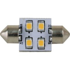 LED Replacement Bulbs, G4, Bayonet, Festoon bulb, SMD 5050 LED's, energy-efficient, low temperature, Scandvik, multi-voltage compatibility, cool white color, 4 lumens, brightness